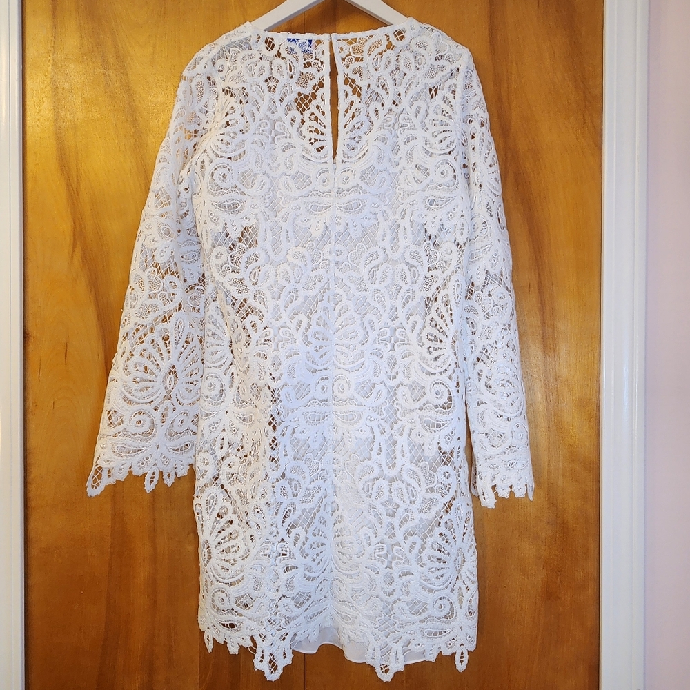Calypso St. Barth Women's Magnolia Dress in White, Size S?, $495 NWOT - Picture 3 of 12
